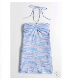 Pastel Halter Mini Dress